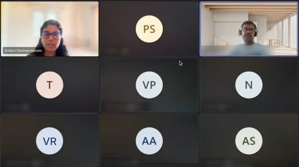 A live Batch 1 session of the PiHive AI Cohort on Microsoft Teams